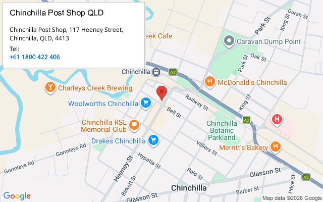 Chinchilla Post Shop QLD