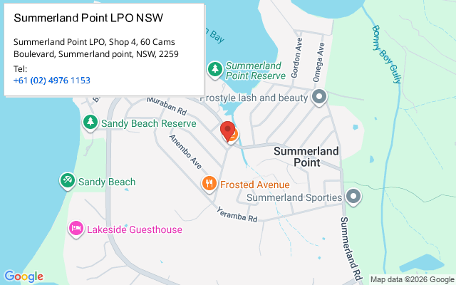 Summerland Point LPO NSW
