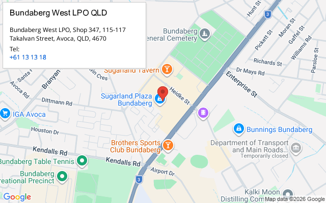 Bundaberg West LPO QLD