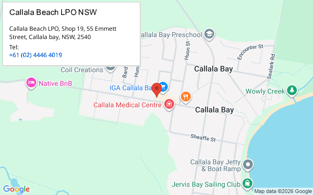 Callala Beach LPO NSW