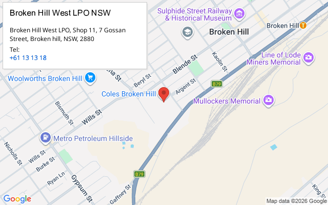 Broken Hill West LPO NSW