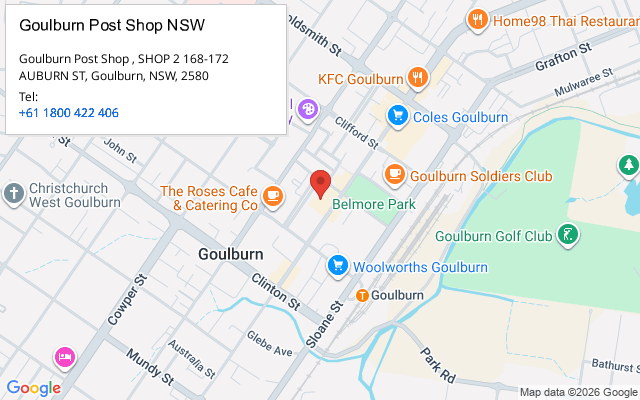 Goulburn Post Shop NSW