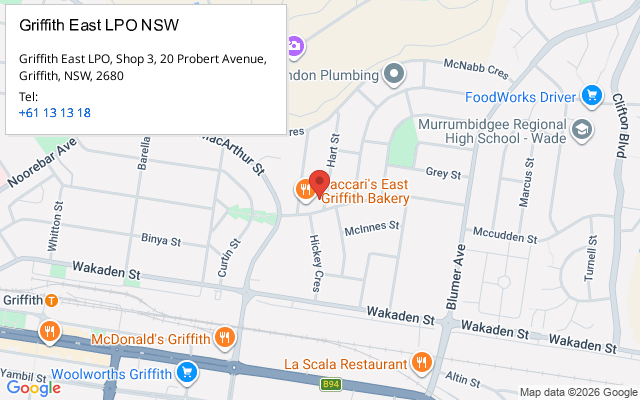 Griffith East LPO NSW