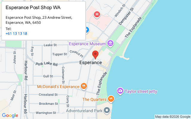 Esperance Post Shop WA