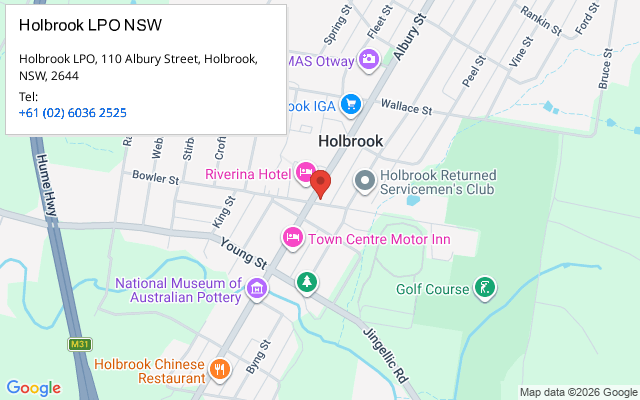 Holbrook LPO NSW
