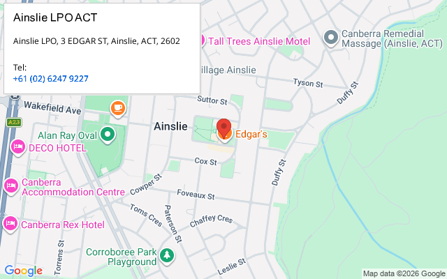Ainslie LPO ACT