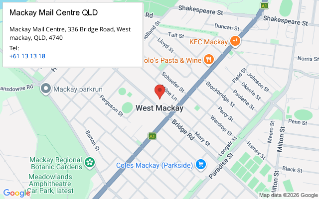 Mackay Mail Centre QLD