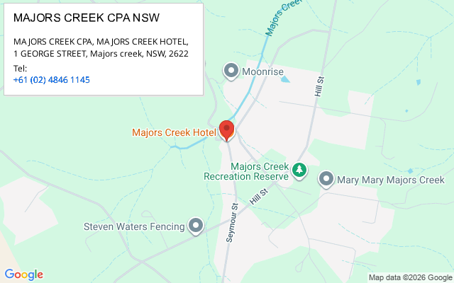MAJORS CREEK CPA NSW
