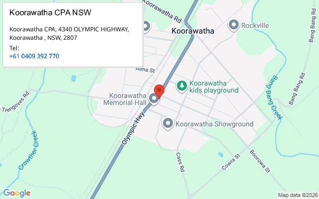 Koorawatha CPA NSW