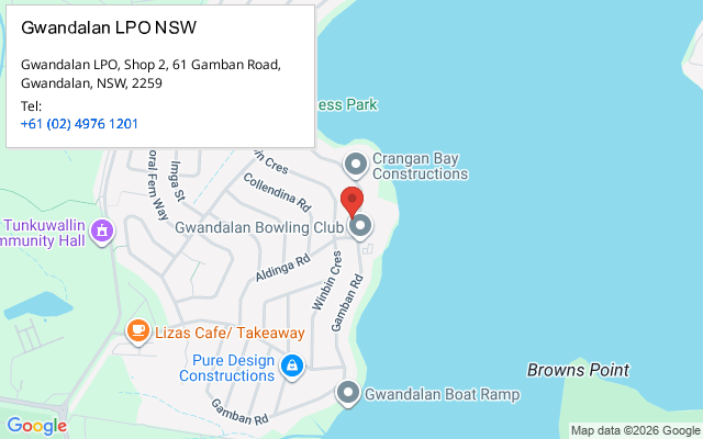 Gwandalan LPO NSW