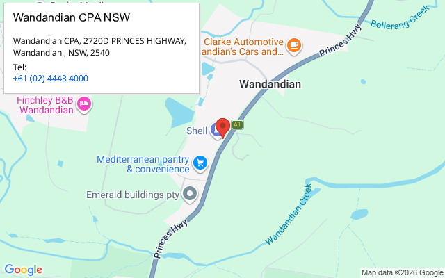 Wandandian CPA NSW