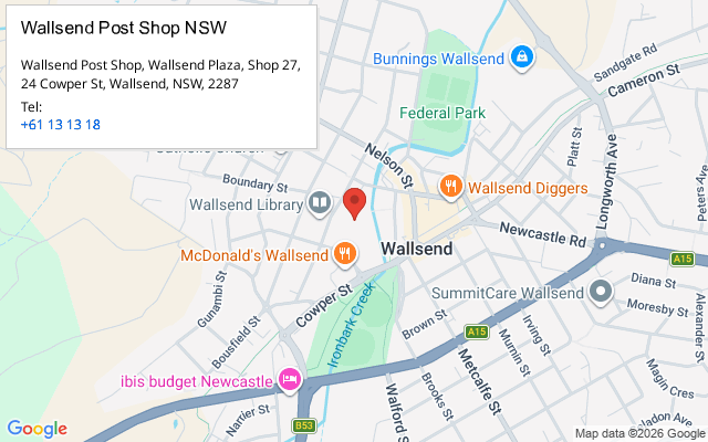 Wallsend Post Shop NSW