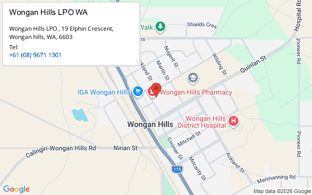 Wongan Hills LPO WA