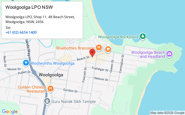 Woolgoolga LPO NSW