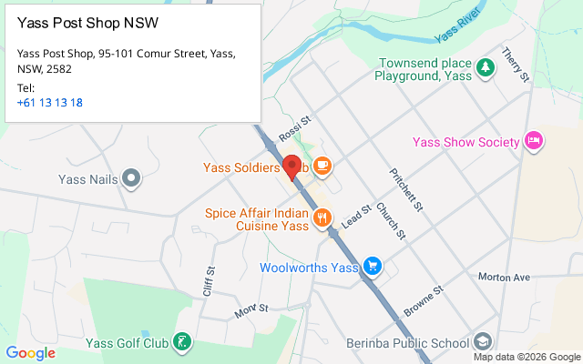 Yass Post Shop NSW