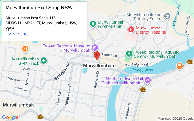 Murwillumbah Post Shop NSW
