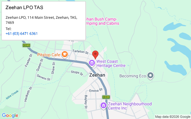 Zeehan LPO TAS