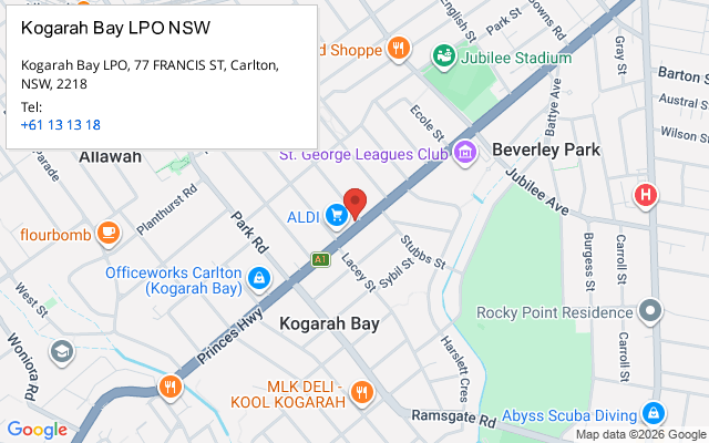 Kogarah Bay LPO NSW