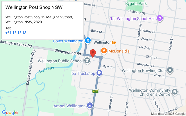 Wellington Post Shop NSW