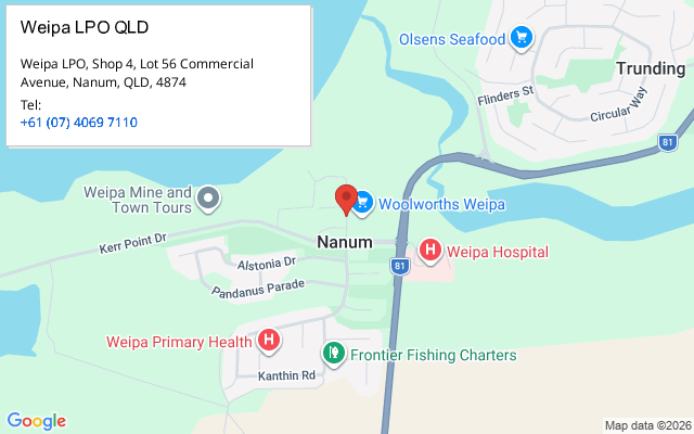 Weipa LPO QLD