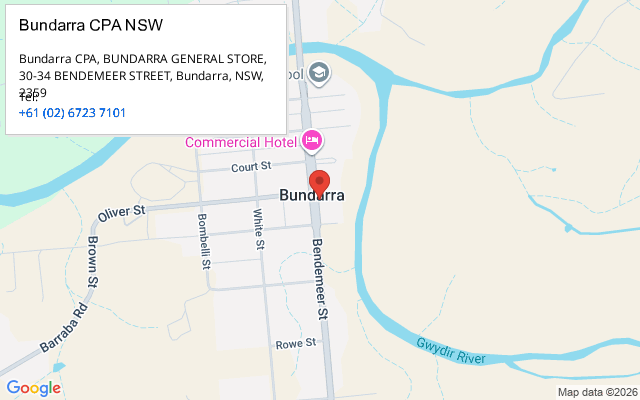 Bundarra CPA NSW