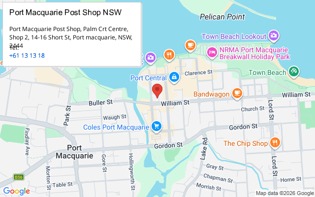 Port Macquarie Post Shop NSW