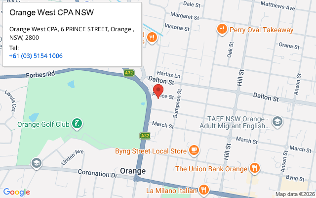 Orange West CPA NSW