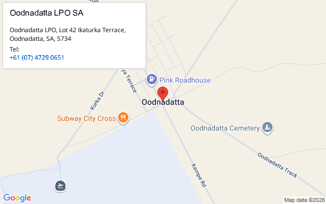 Oodnadatta LPO SA