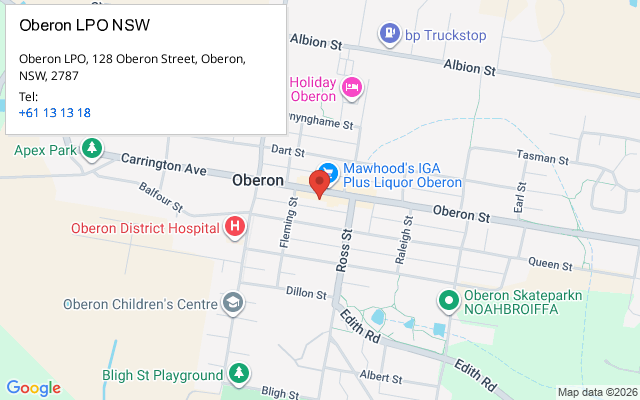 Oberon LPO NSW