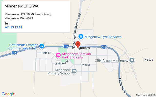 Mingenew LPO WA
