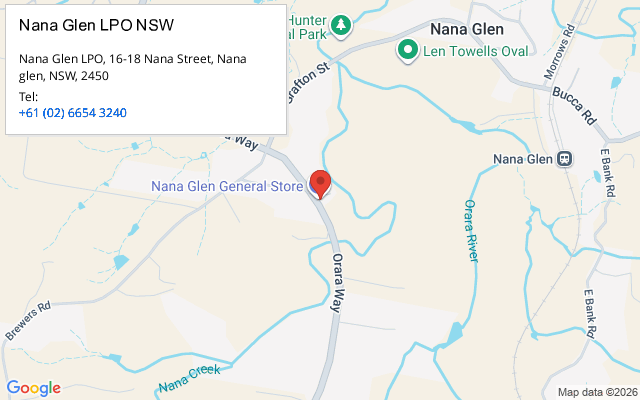Nana Glen LPO NSW
