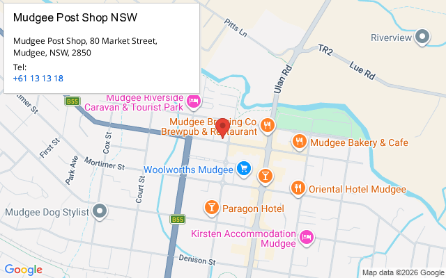 Mudgee Post Shop NSW