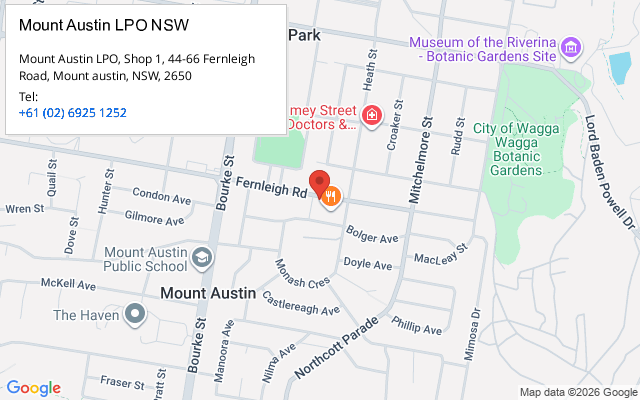 Mount Austin LPO NSW