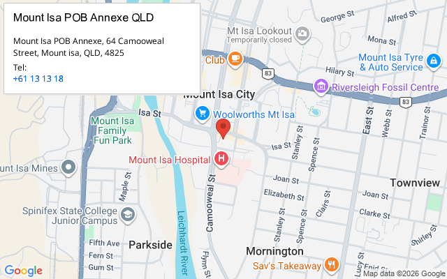Mount Isa POB Annexe QLD