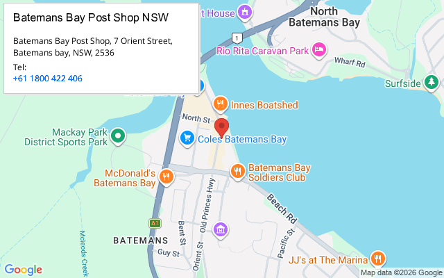 Batemans Bay Post Shop NSW