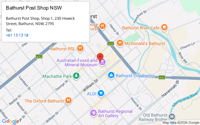 Bathurst Post Shop NSW