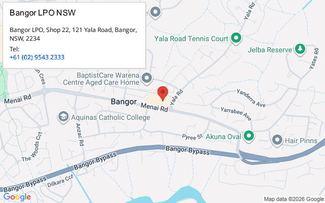 Bangor LPO NSW