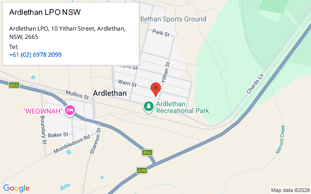 Ardlethan LPO NSW