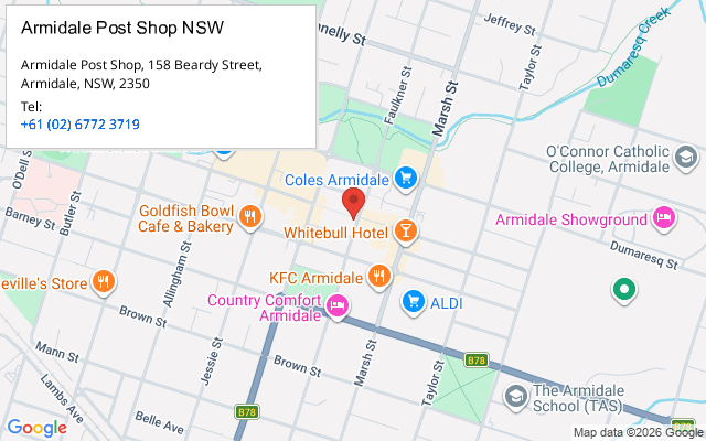 Armidale Post Shop NSW