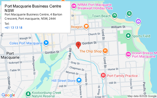 Port Macquarie Business Centre NSW