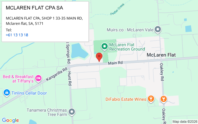 MCLAREN FLAT CPA SA