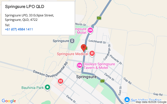Springsure LPO QLD