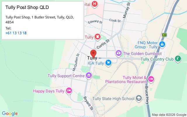 Tully Post Shop QLD