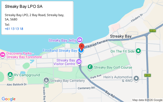 Streaky Bay LPO SA