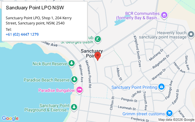 Sanctuary Point LPO NSW