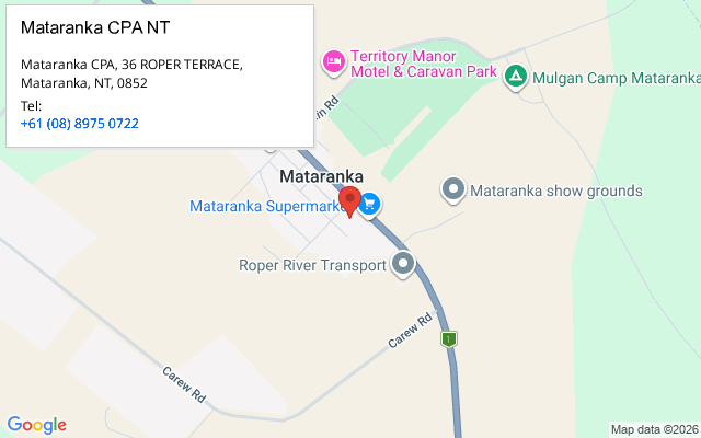 Mataranka CPA NT