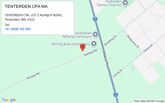 TENTERDEN CPA WA