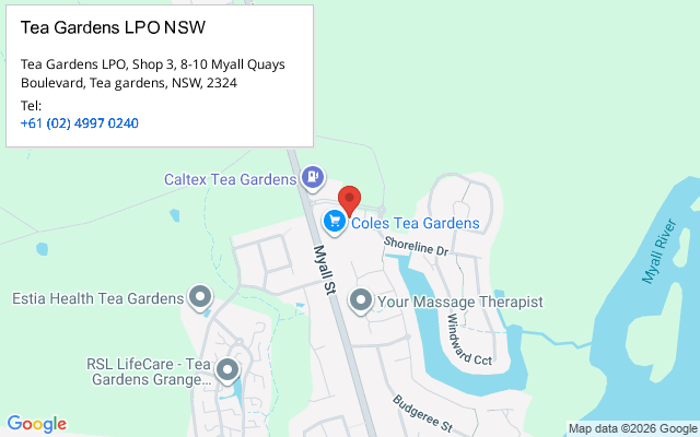 Tea Gardens LPO NSW