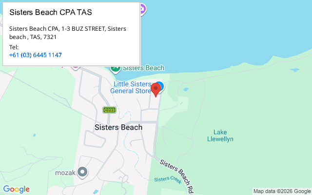 Sisters Beach CPA TAS