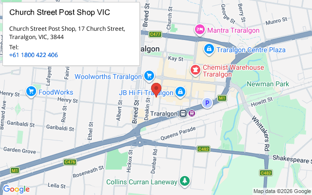 Church Street Post Shop VIC